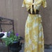 reserved for Elizabeth 1940s Hawaiian Bombshell Pinup WWII Pearl Harbor Dress Cropped Top and Maxi skirt. Small