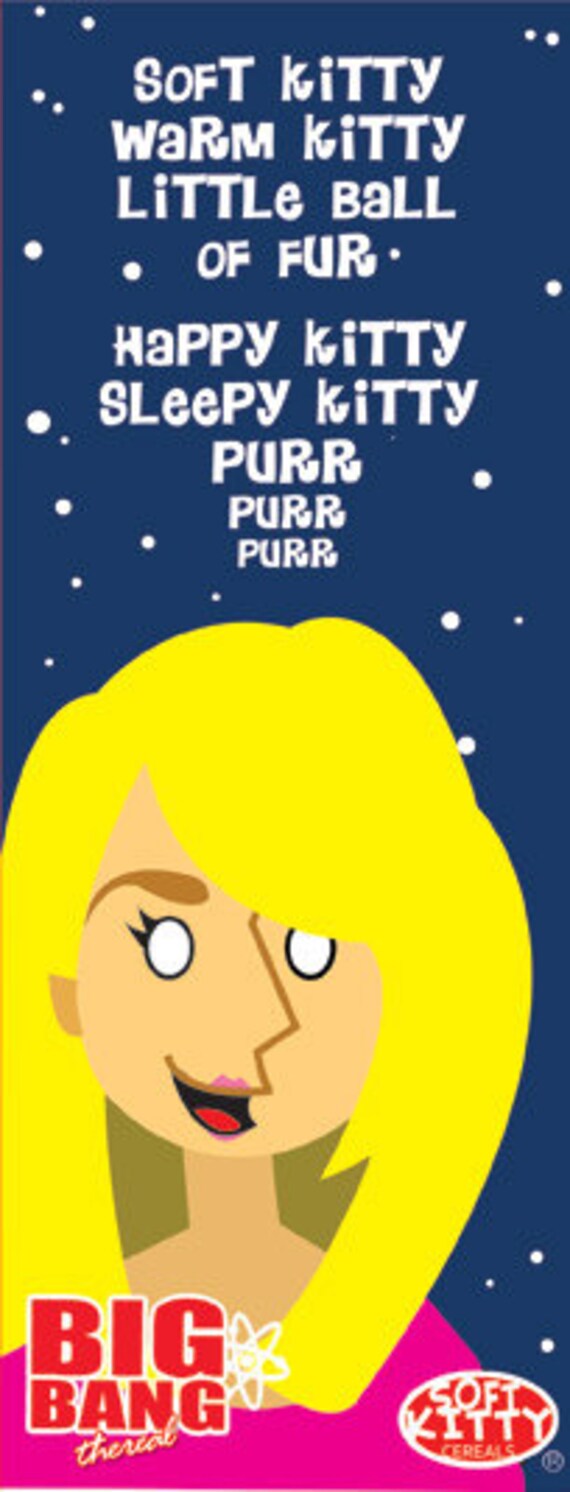 Big Bang Theory Cereal Box Original Artwork