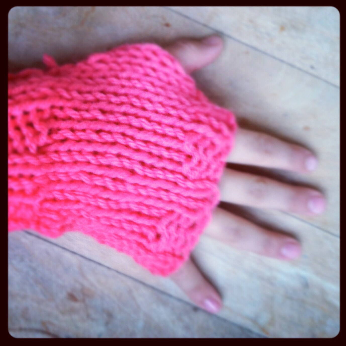 KNIT FINGERLESS GLOVES Children's Fingerless Gloves
