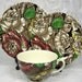 Bermuda Chintz Cup and Saucer With Matching Plate 1930s Myott Ironstone