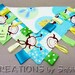 Tag Blanket Toy, Baby Taggie Blanket, Lovie, Sensory Blankie, Monkey, Frog, Rabbit, Bunny, turquoise, green, yellow