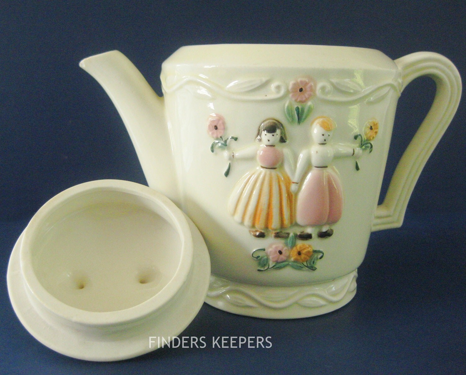 circa 1940 Large Vintage 7 Porcelier Vitreous China