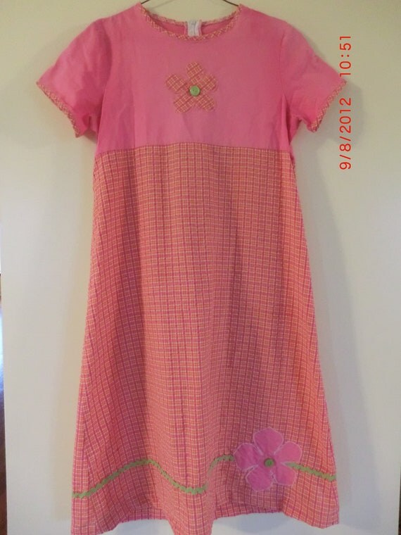 Modest Mennonite Style Girls Dress Size 8-10 by mennonitemom