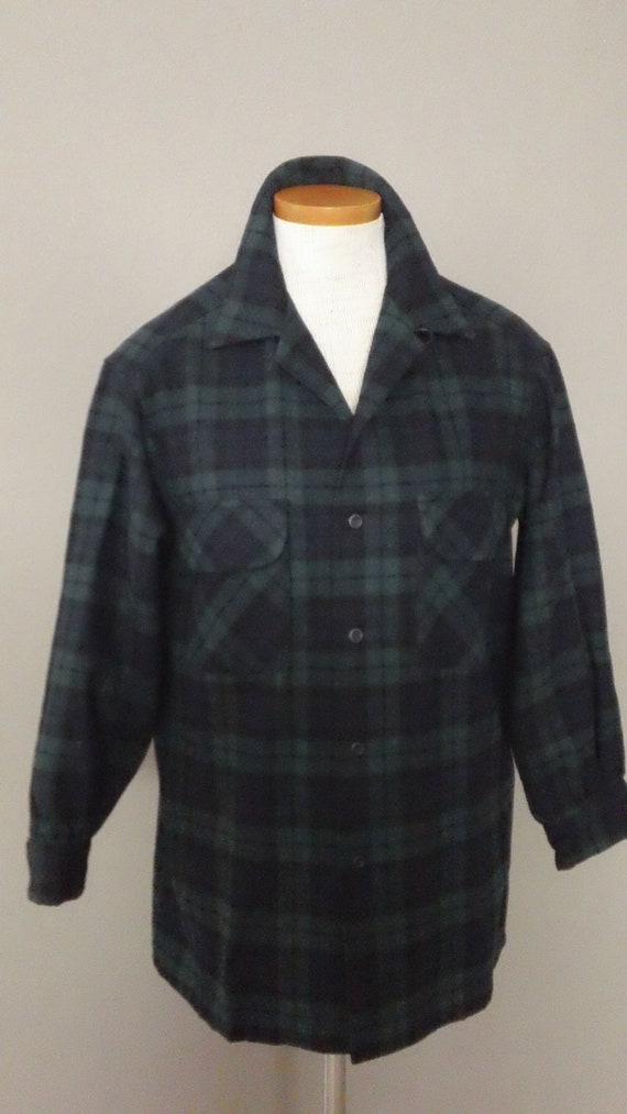 black watch tartan shirt men's