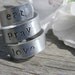 eat, pray, love 3 twist spiral aluminum 1/4 inch