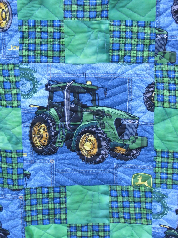 John Deere Lap Quilt Custom order for Pat