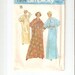 Vintage Simplicity Sewing Pattern for Caftan and Cummerbund, One Size, 1970s
