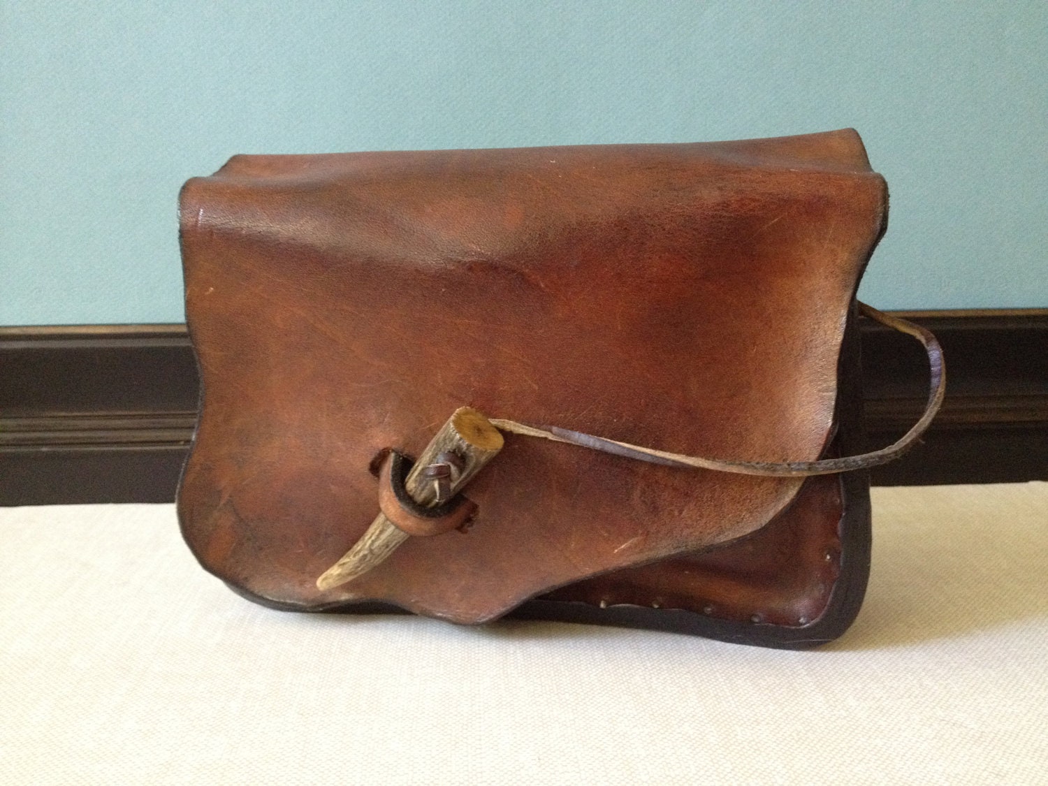 Handmade Leather Hip Bag // Belt Pouch