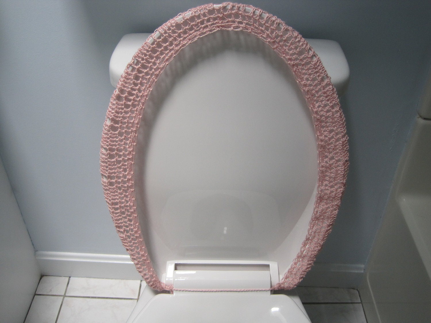 Crochet Pattern Toilet Seat Cover for Both Standard and