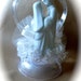 Vintage White Porcelain Bride and Groom Wedding Cake Topper