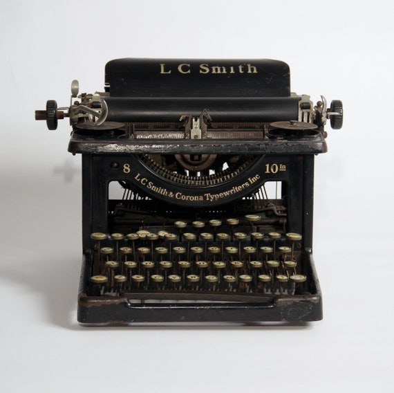 lc smith and corona typewriter 8 10
