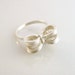 RESERVED for S. Vieira - Silver Ring - Filigree Bow Tie Ring