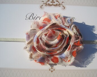 Autum Dots Headband, Baby Headband, Infant Headband, Newborn Headband, Baby Girl Headband, Baby Bow
