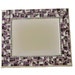 Mosaic Mirror, Purple and White