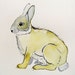Bunny-Original Watercolor Painting