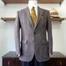 Vintage Brooks Brothers BROOKSGATE Reddish Brown Herringbone Tweed FITTED Jacket. 40 R. Made in USA.