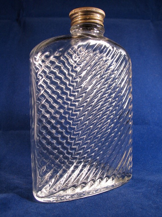 Vintage 1927 Flask Prohibition Flask Antique bottle