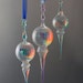 Blown Dichroic Glass Ornament