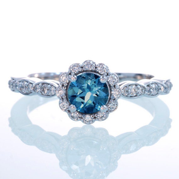 topaz wedding ring