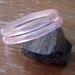 Vintage 1950's Moonglow Plastic Bangles - Light Pink (set of 2)