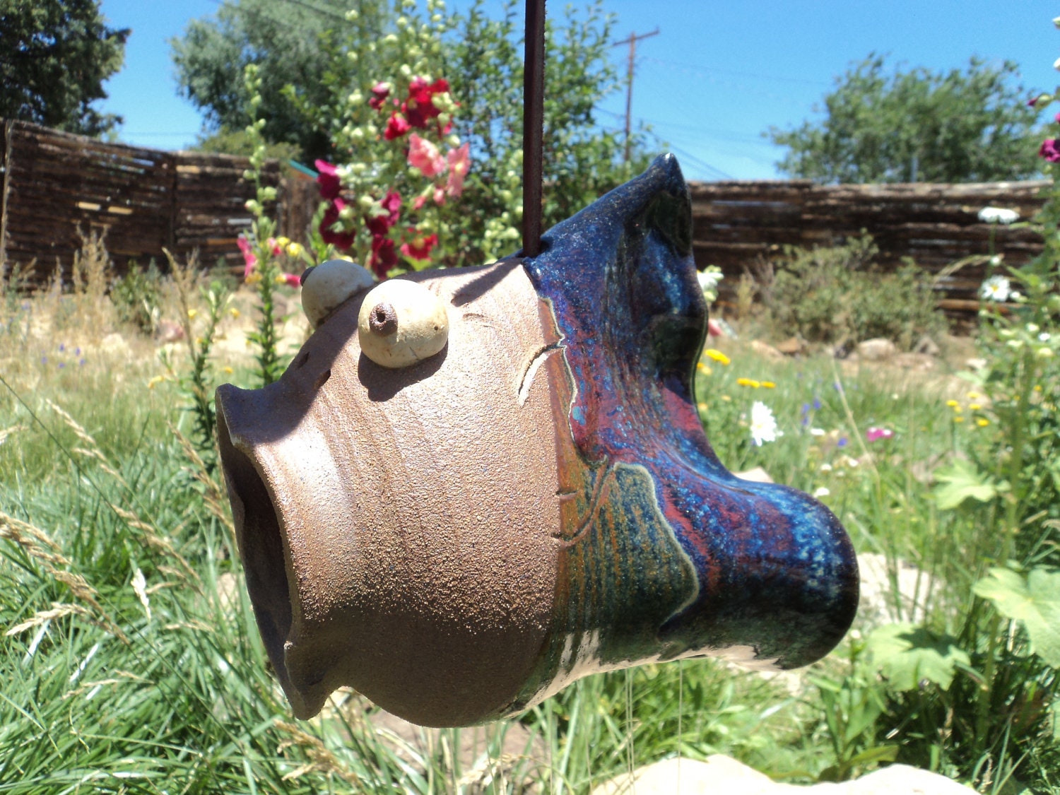 Pottery Wind Chime Ceramic Fish Wind Chime