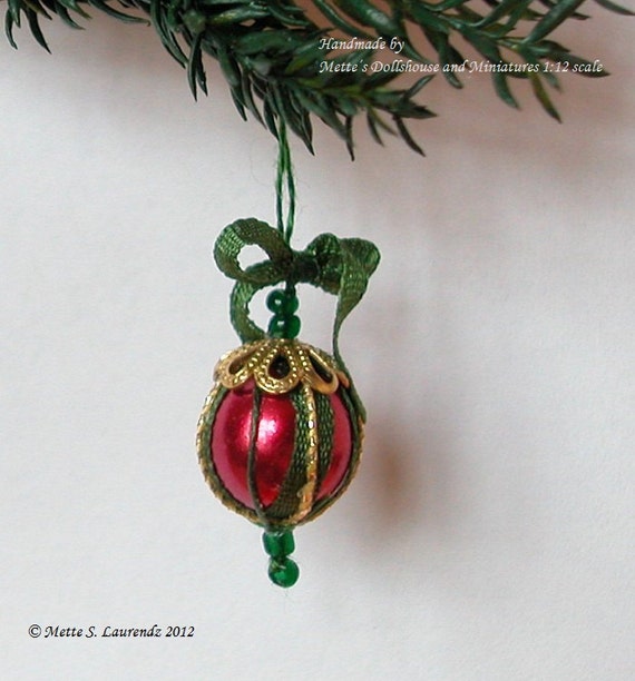 dollhouse christmas ornaments