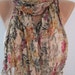 Soft Flowers Elegance Scarf - Cotton Scarf