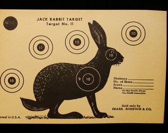 Vintage Jack Rabbit Target no. 11 by Sears