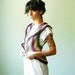 crochet mandala vest. size small. one of a kind. ready to ship.