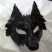 Big Bad Wolf Black Leather Cosplay Mask
