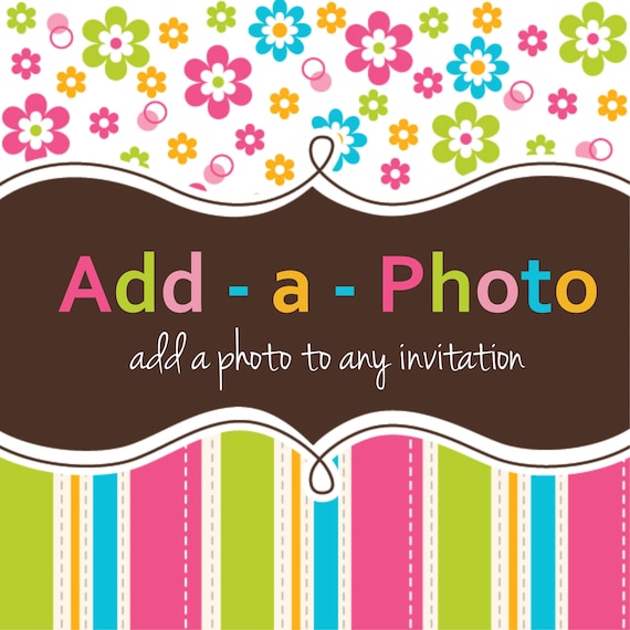 Add a Photo to any invitation Il_570xn