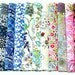 Liberty Fabric Charm Squares 5 inch Tana Lawn Fabric Pieces