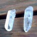 On sale - 25% off - Statement Earrings - OOAK - Natural Stone Raw Clear Quartz Crystal Point Stud Earrings