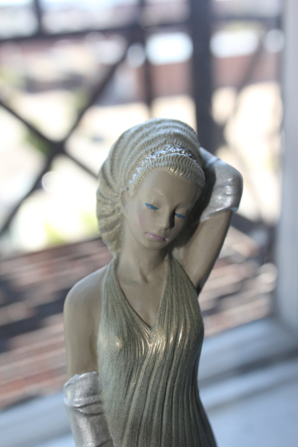 Collectible Ivory Princess statue/ figurine by AnotherWomansJunk