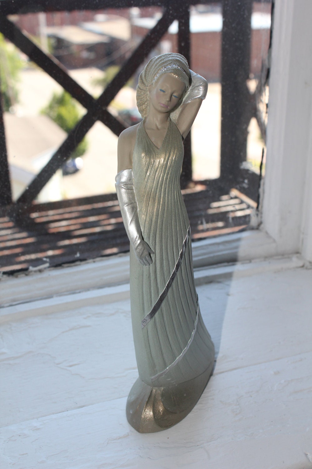 Collectible Ivory Princess statue/ figurine by AnotherWomansJunk