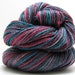 SALE - Silk and Ivory Yarn in Raisin Berry by Scarlet Fleece