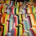 multi-colored long table runner or rug