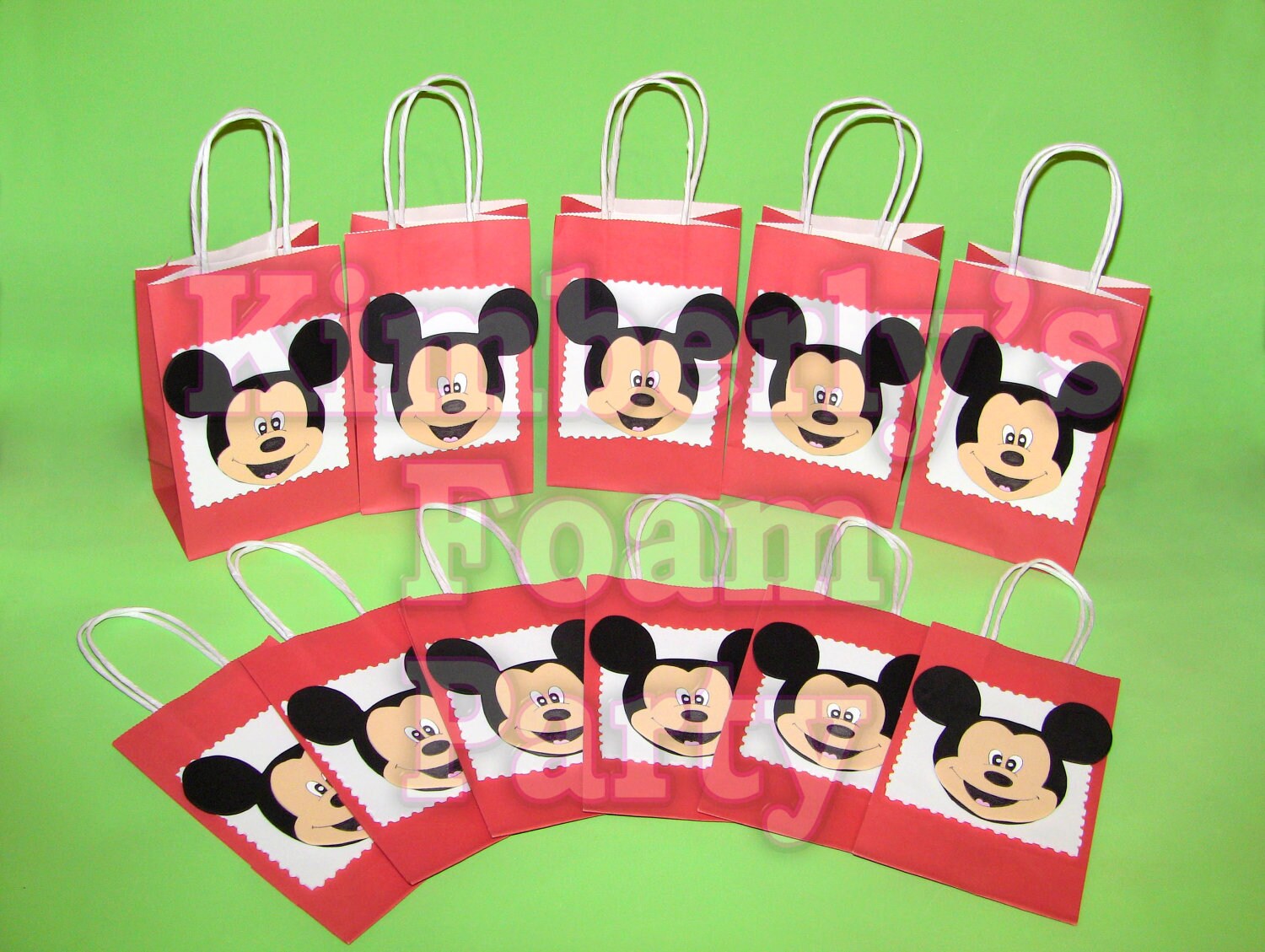 10 Mickey Mouse party bags
