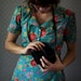 Retro Dress in Jade size 6 small s