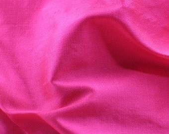 1/2 yard Fushia Satin Fabric / Pink Satin Fabric