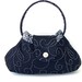 Small Elegant Swirly Sparkly Black Silver CarolJoyFashions, SPrin