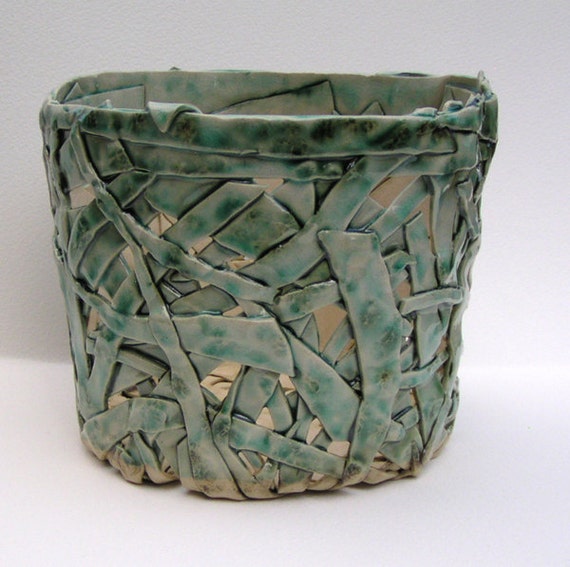 Pale Green Orchid Pot