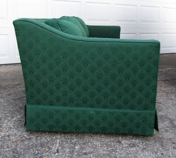 1940s vintage sofa couch davenport long mid century midcentury