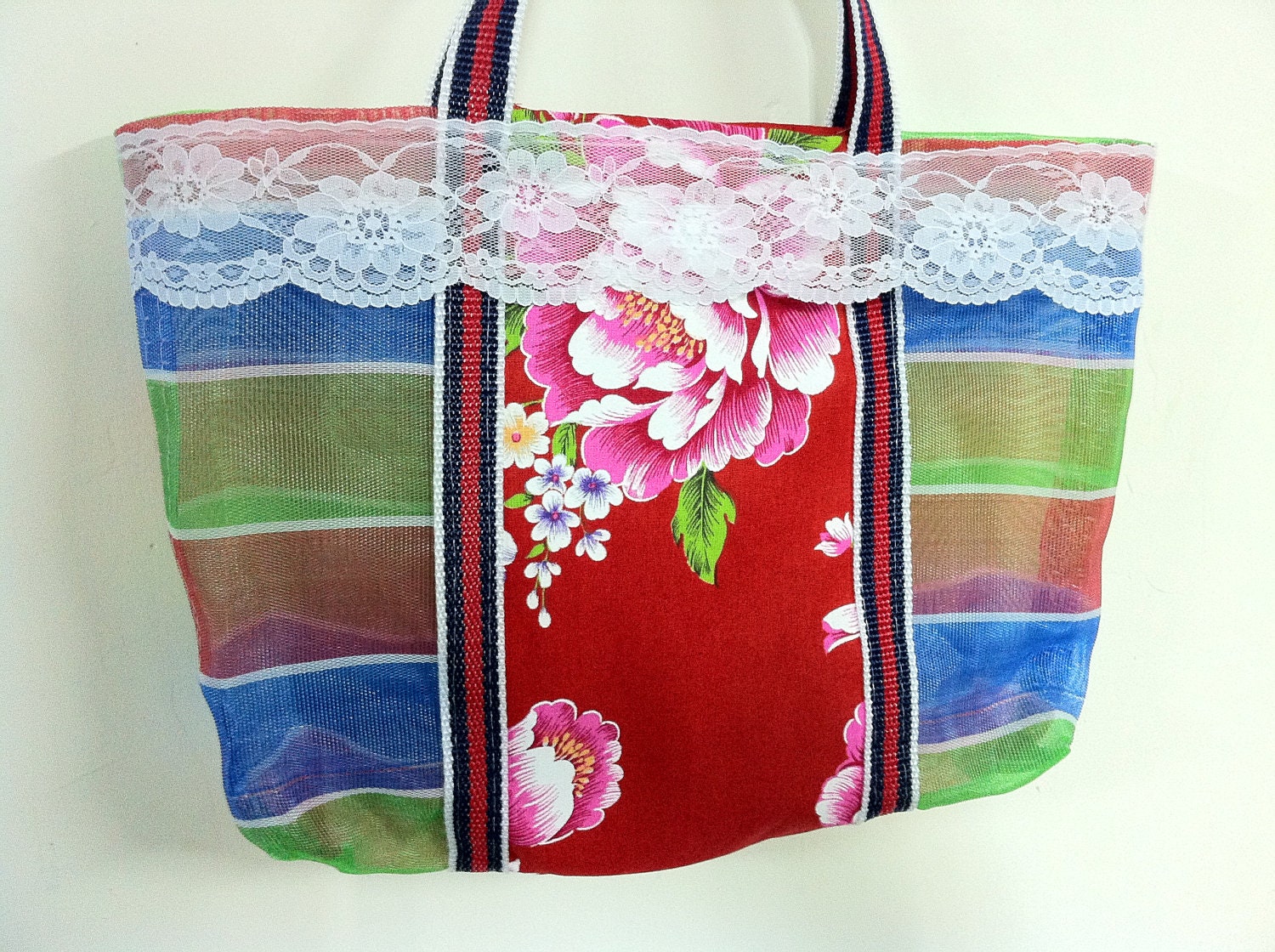 Taiwan's Hakka cloth Handmade bag Taiwan's Bag LARGE by LightLife