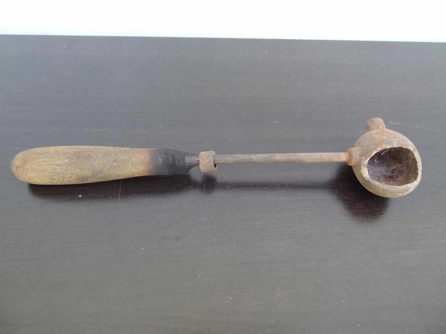 Vintage/Antique Lead Melting Ladle For Bullets Very Old