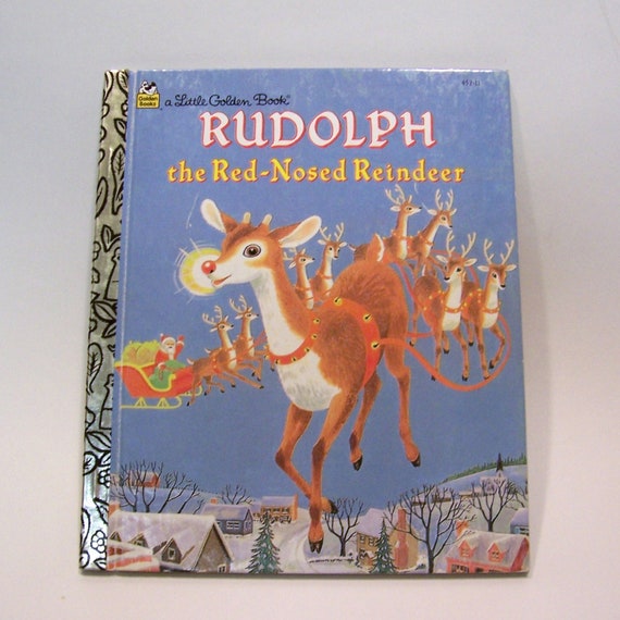 Rudolph the Red-Nosed Reindeer Golden Book by MyForgottenTreasures