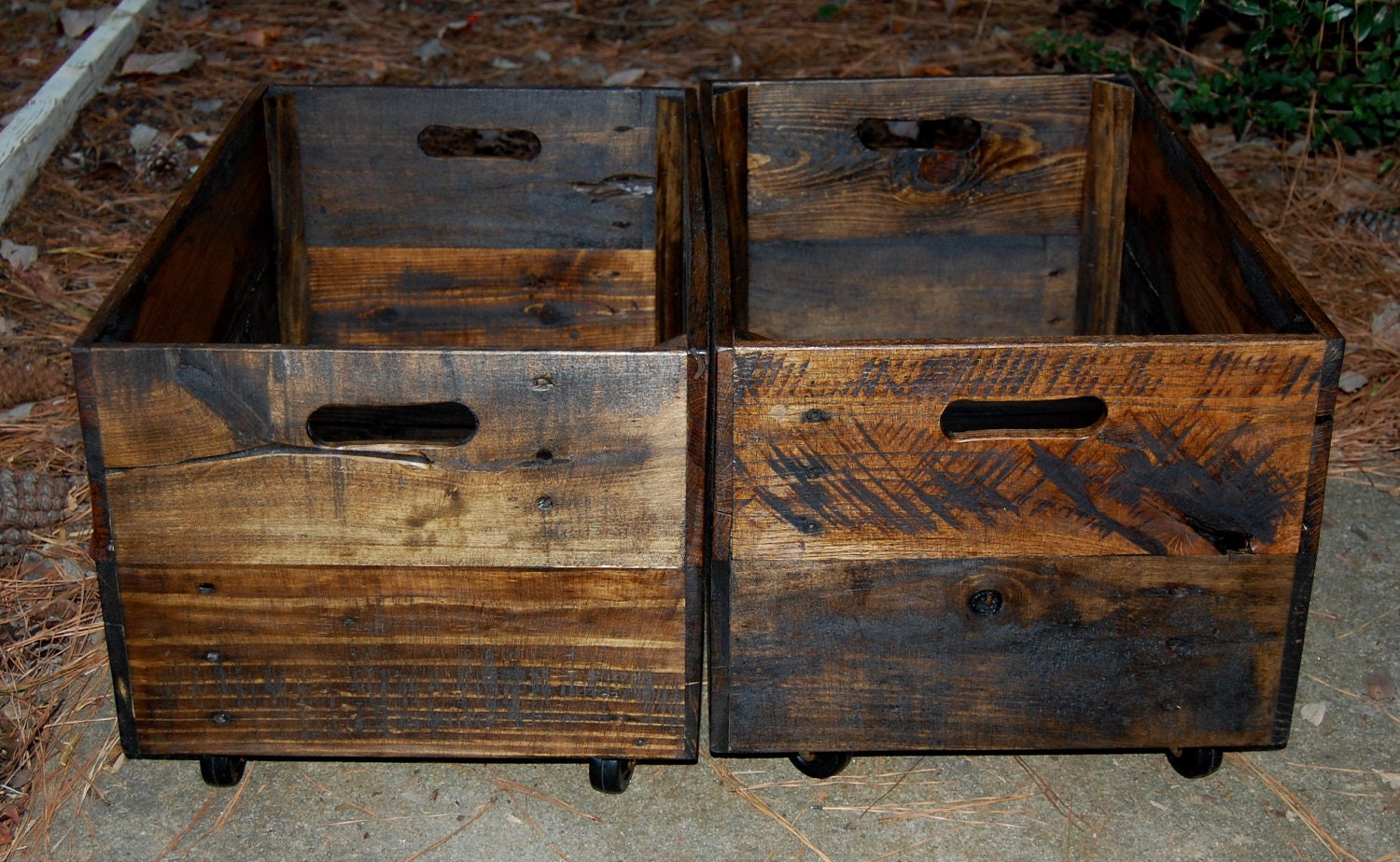 Wooden Crates/ Rolling Wooden Crates/Reclaimed Wood/ Toy