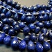 Reserved for H: Genuine blue sapphire teardrop gemstone briolette- September birthstone- 2 Pcs- 8-10 mm