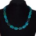 Necklace - Azurite and Chrysocolla Gemstone and Sterling Silver 19.75", Free Shipping