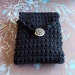 Black Crochet Cigarette or Cell Phone Case